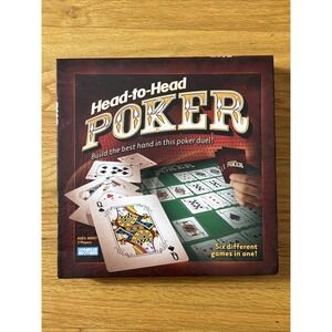 Parker Brothers Head To Head Poker Adult Game Complete